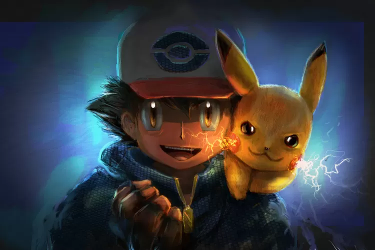 gambar pikachu yang mudah