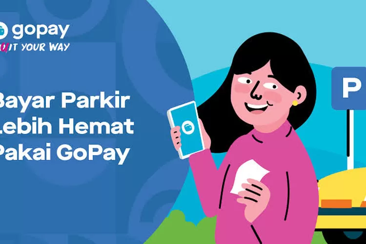 Cara Bayar parkir pakai GoPay. /gojek.com