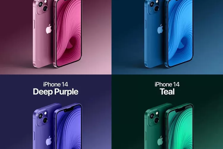 Variasi warna iPhone 14 (Twitter @berburushopee)