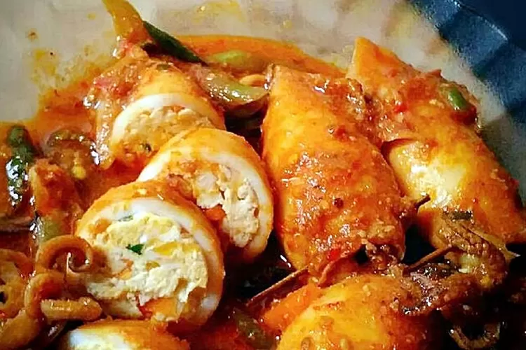 Yummy Resep Cumi Pedas Isi Tahu Dan Telur Yang Menggugah Selera Bangbara