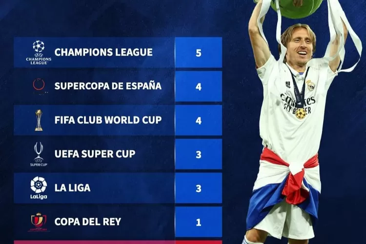 10 Tahun Di Real Madri, Berapa Trofi Luka Modric - Victory News