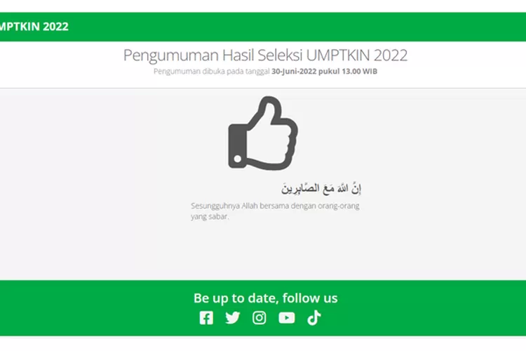 CEK Skor Nilai UM PTKIN 2022 Hari Ini Kamis 30 Juni 2022, Klik Link ...