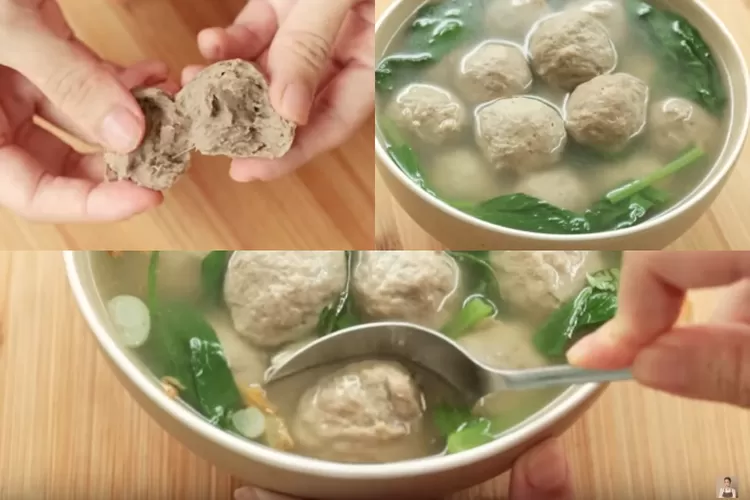 Resep Bakso Daging Sapi Kenyal Kres Ala Chef Devina Hermawan Ide