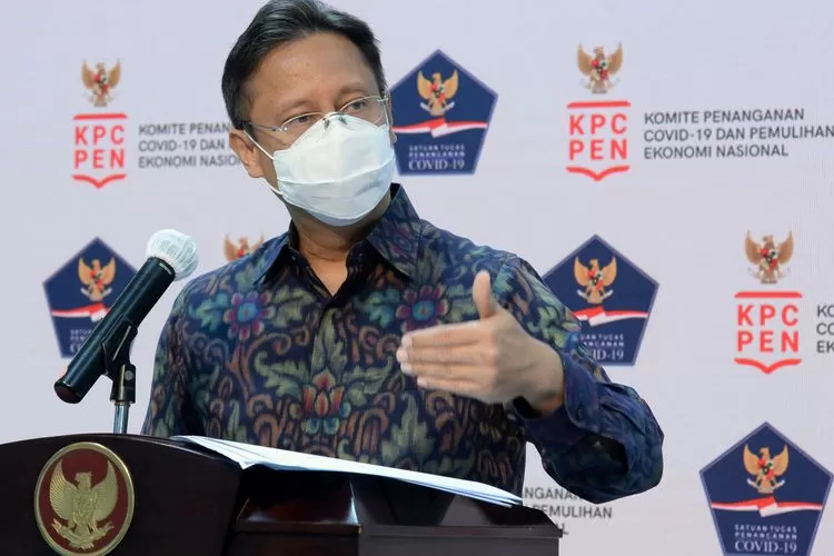 Menteri Kesehatan Budi GUnadi Sadikin menyampaikan tentang perkembangan terbaru kasus Covid-19 subvarian Omicron BA.4 dan BA.5