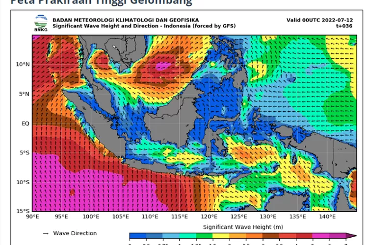 Perkiraan Gelombang Tinggi Di Perairan Indonesia, BMKG: Hingga 6 Meter ...