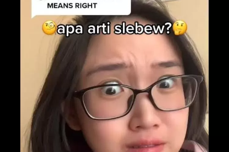 Bahasa Gaul Slebew Viral Di Tiktok Wah Artinya Ternyata Begini Ayo Malang