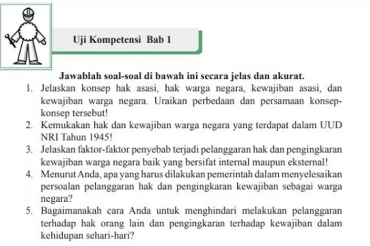 Kunci Jawaban PPKn SMA Kelas 12 Halaman 32: Kasus Pelanggaran Hak Dan ...