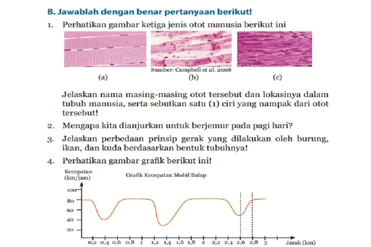 Kunci Jawaban IPA Kelas 8 Halaman 69-70 Uji Kompetensi Bagian B Soal ...