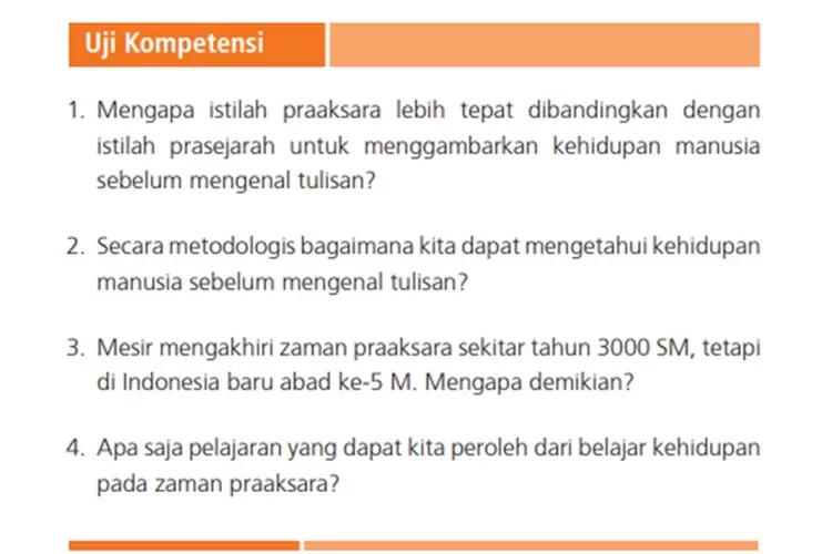 Kunci Jawaban Sejarah Indonesia Kelas 10 Halaman 8 Uji Kompetensi - Ayo ...