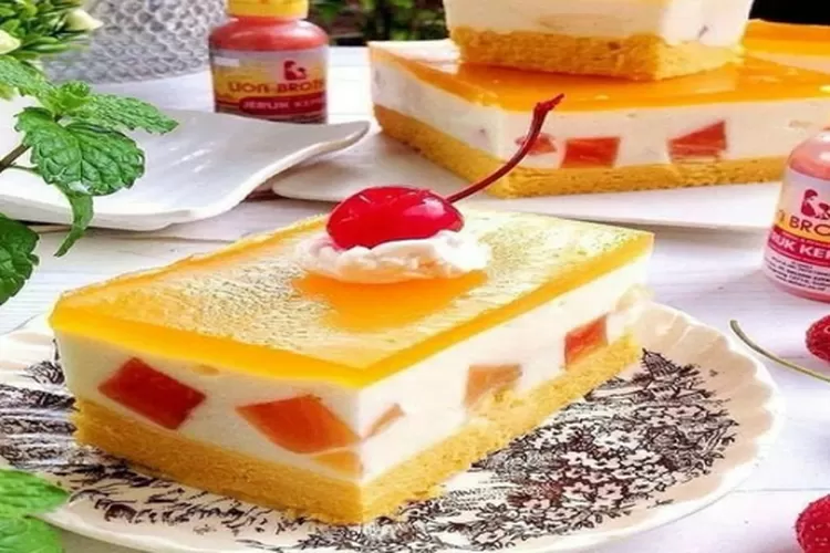 Picture Pudding cake tutty frutie cantik dan enak  (Instagram.com/puding_manisresep, faraleyama)