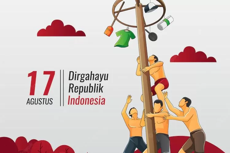 Ilustrasi link twibbon 17 Agustus (freepik.com/_user1038767)