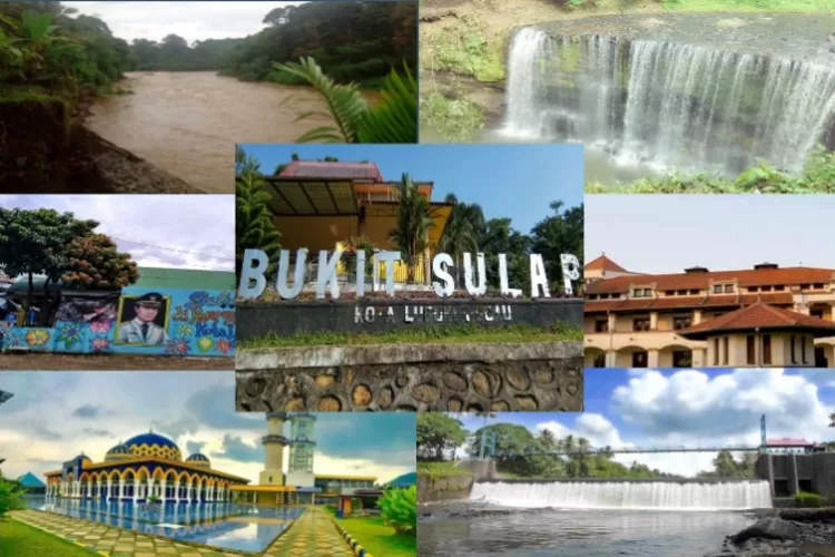 Kolase 7 Tempat Wisata di Lubuk Linggau, Sumatera Selatan (Kolase editan editor)