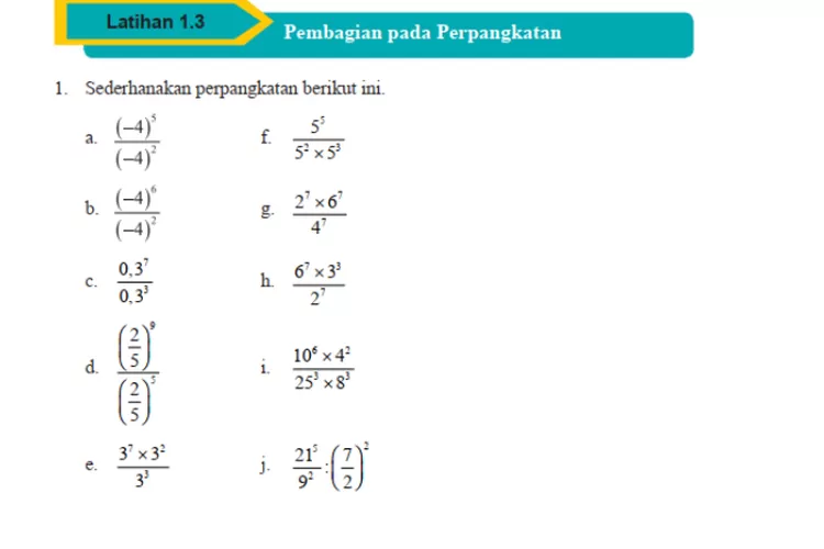 Kunci Jawaban Matematika Kelas 9 Halaman 30 Latihan 1.3 Pembahasan ...