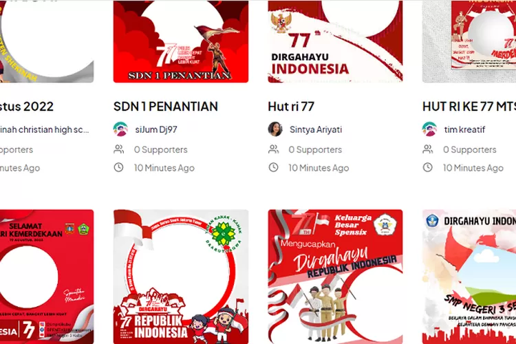 13 Twibbon HUT Ke 77 RI Terbaru Desain Menarik, Lengkap Dengan Cara ...