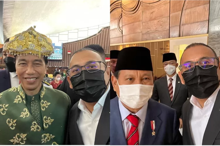 Andre Rosiade Unggah Foto Bersama Prabowo Dan Jokowi Di Momen HUT RI Ke ...