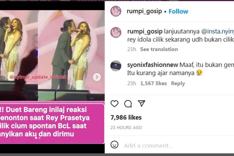 Viral Video Ray Prasetya Cium Bcl Di Atas Panggung Siapa Ray Prasetya Gora Juara 6389