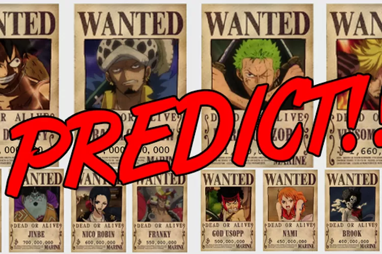 Spoiler One Piece Prediksi Harga Buronan Atau Bounty Kru Topi Jerami Setelah Arc Wano Kuni