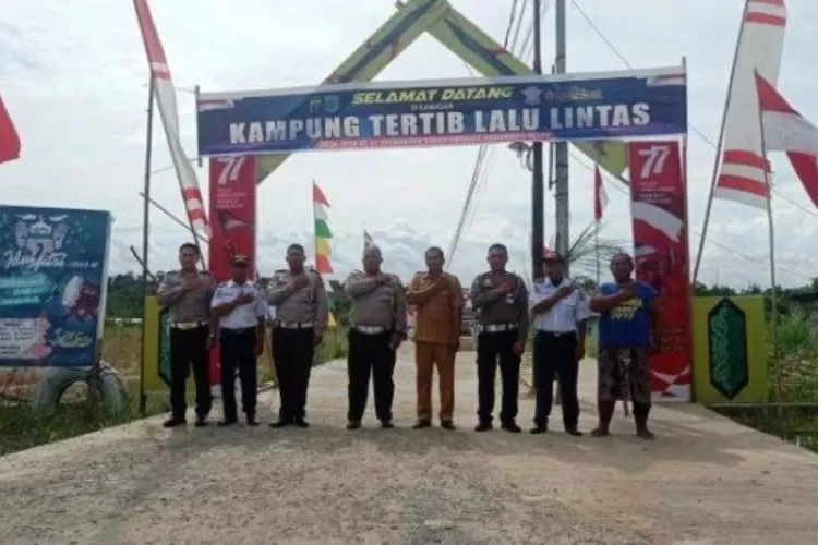 Percontohan Kampung Tertib Berlalu Lintas Di Desa Jone, Kabupaten Paser ...