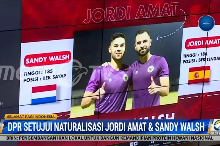 Amunisi Baru Timnas Indonesia, DPR Setuju Naturalisasi Jordi Amat Dan ...