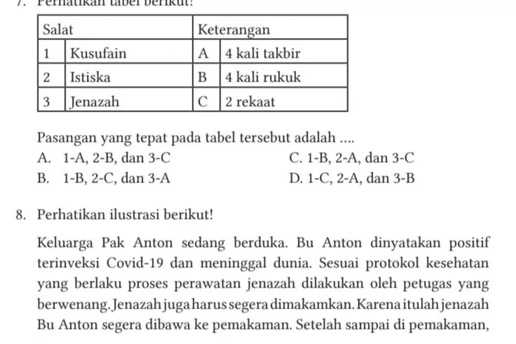 Kunci Jawaban PAI Dan Budi Pekerti Kurikulum Merdeka SMP Kelas 8 Hal ...