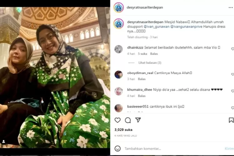 Desy Ratnasari diisukan dekat dengan Ivan gunawan, tapi Ivan Gunawannya