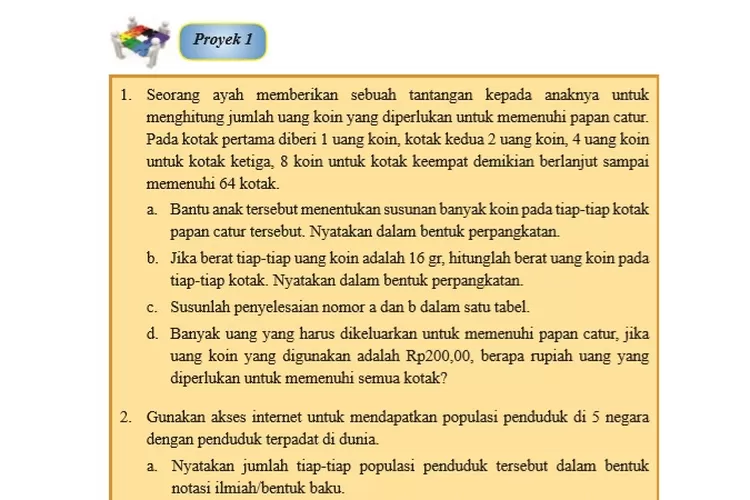 Terbaru! Kunci Jawaban Matematika Kelas 9 Halaman 57 Proyek 1 - Ayo ...