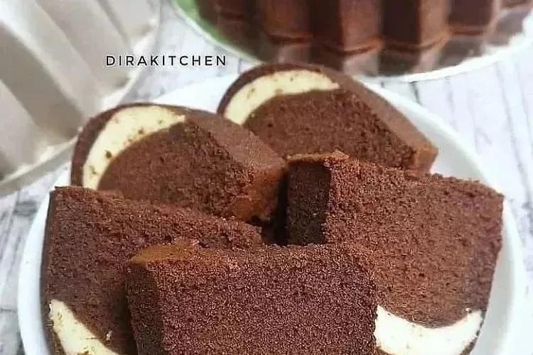  Ilustrasi cara membuat resep bolu mentega dengan rasa coklat keju tanpa mixer anti gagal si kecil pasti suka (Instagram @idebakingrumahan)