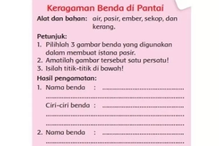 Kunci Jawaban Kelas 2 Tema 2 Halaman 187 188: Pengamatan Keragaman ...