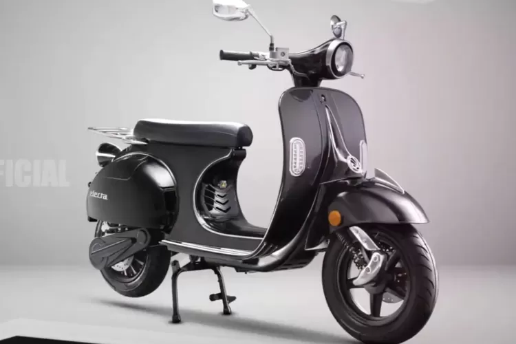 One Moto Electa Mirip Vespa Klasik, Meluncur dengan Harga 30 Jutaan (Tangkap Layar/YouTube @YRP OFFICIAL)