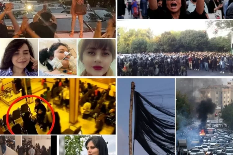 Situasi di Iran beberapa hari ini kian memanas lantaran demo besar-besaran yang dilakukan oleh para wanita di puluhan kota. (Kolase foto-foto m.soundcloud.com, Arab News, center for freedom, the guardian, tren.news,  the US S)