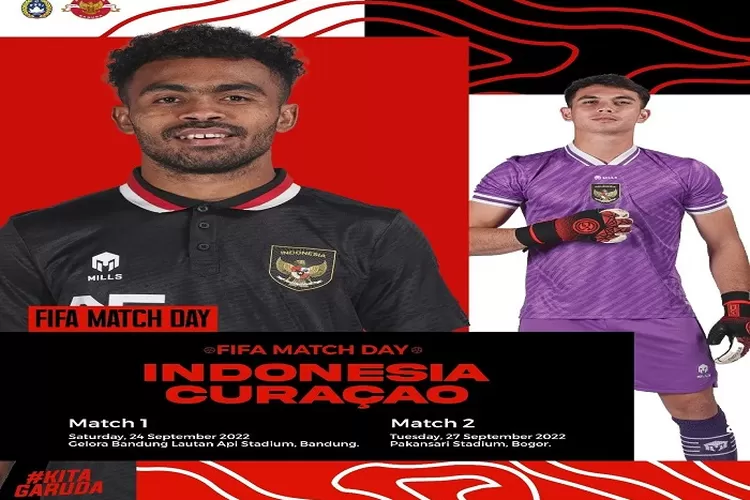 Line Up Pertandingan Timnas Indonesia Vs Curacao FIFA Matchday 24 September 2022 dan Formasi yang Digunakan Tanggal 24 September 2022 (www.instagram.com/@pssi)