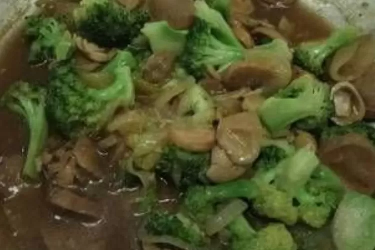 Resep Brokoli Jamur Saus Tiram (Pinterest)