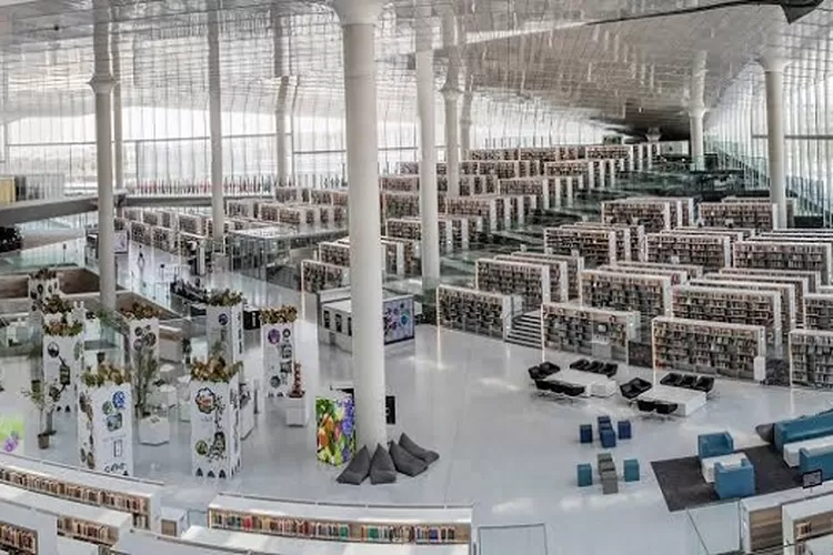 Qatar Nasional Library, Perpustakaan Megah yang Jadi Destinasi Wisata di Negara Tuan Rumah Piala Dunia 2022 (Akun Twitter @lyobosa_)