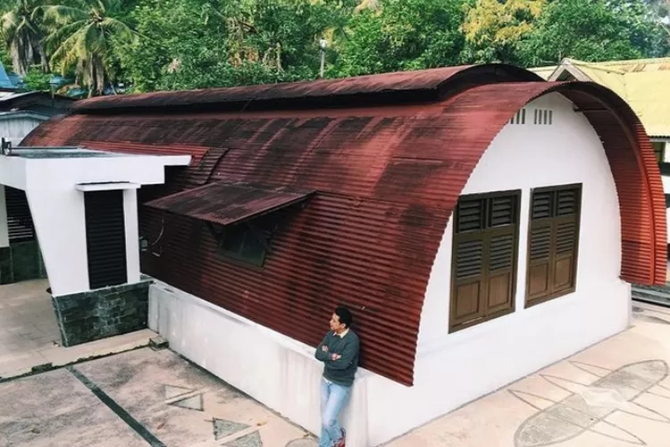 Arsitektur destinasi wisata museum Roemah Boendar yang unik, berlokasi di Kalimantan Utara. (Instagram @anthon_kun)