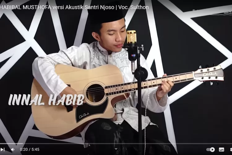 Lirik Sholawat Innal Habibal Musthofa Cover Santri Njoso Lengkap Dengan ...