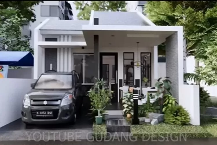 Ilustrasi 10 Tips Warna Cat Rumah Minimalis Terpopuler, Hari Makin Berwarna dengan Warna Cat Rumah yang Kekinian. (Foto/Tangkapan layar YouTube: gudang design.)