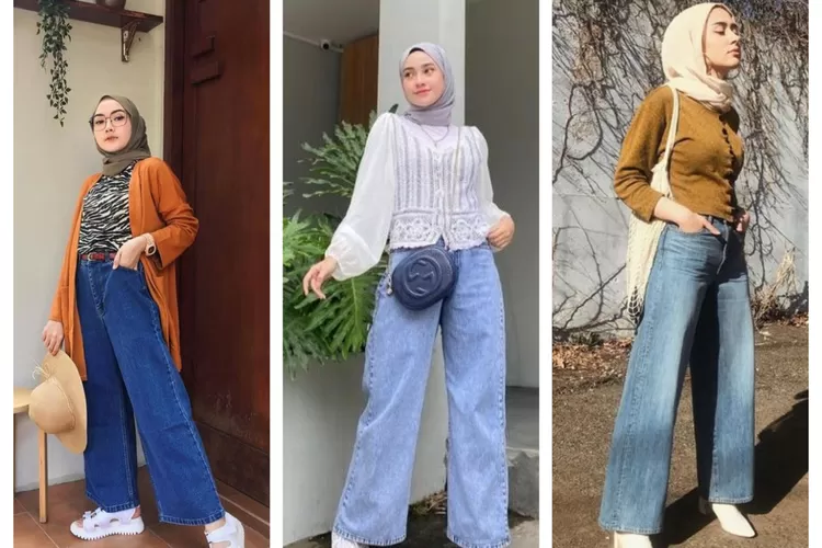 5 Rekomendasi OOTD Hijab Kulot Jeans, Tambah Inspirasi Mix and Match