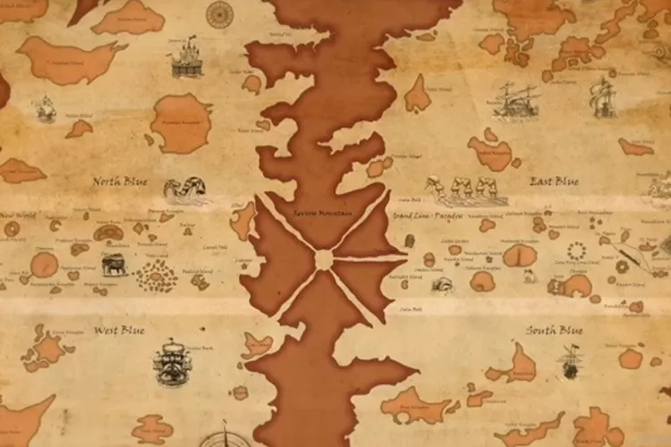 10 Hal yang Tidak Ketahui Tentang Peta Dunia One Piece: Ada Perbedaan Waktu  dan Ketidakpastian Dunia 