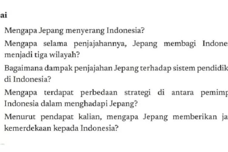 Pembahasan Sejarah Kelas 11 Halaman 130 Bab 3 Kurikulum Merdeka, Soal ...