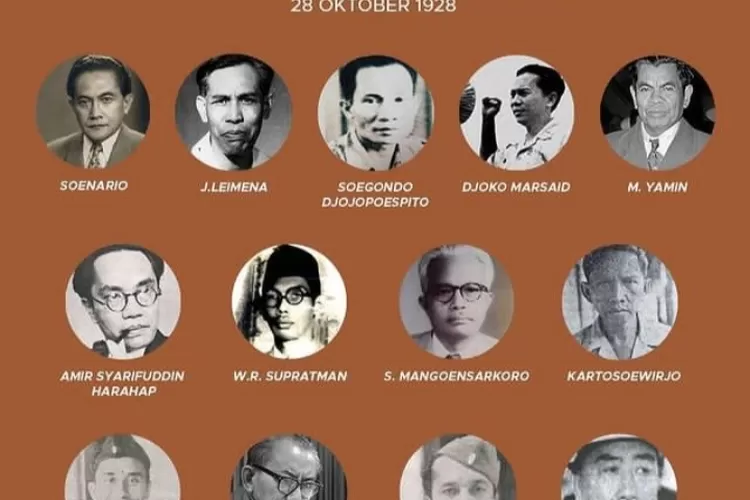 Tokoh Penting Peristiwa Sumpah Pemuda 28 Oktober 1928 Serta Profesi Dan ...