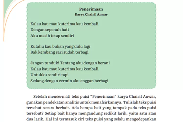 Kunci Jawaban Bahasa Indonesia Kurikulum Merdeka Tingkat Lanjut Kelas ...