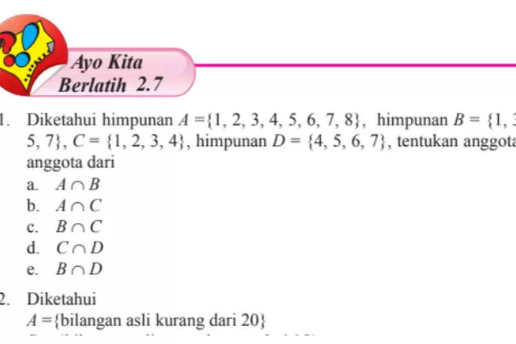 Kunci Jawaban Matematika Kelas 7 Halaman 155 Ayo Kita Berlatih 2.7 Bab ...