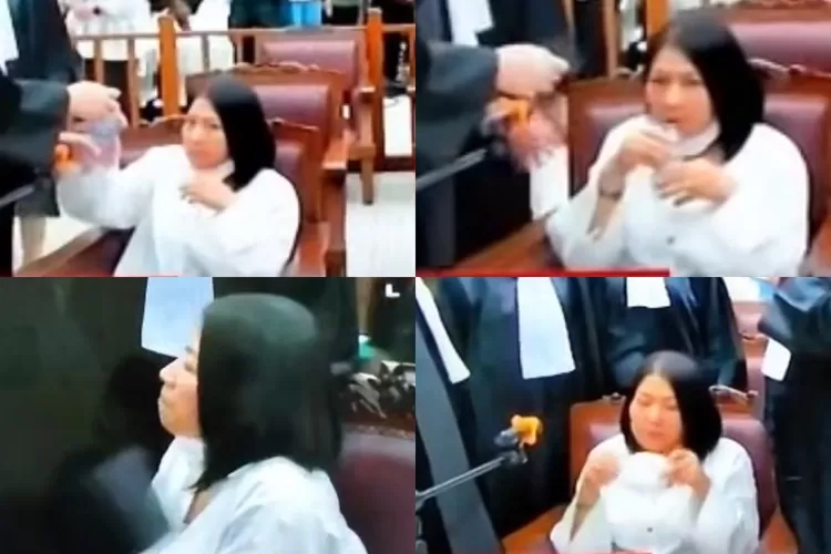 Putri Candrawathi Buka Masker Saat Sidang, Wajahnya Yang Begini Jadi ...