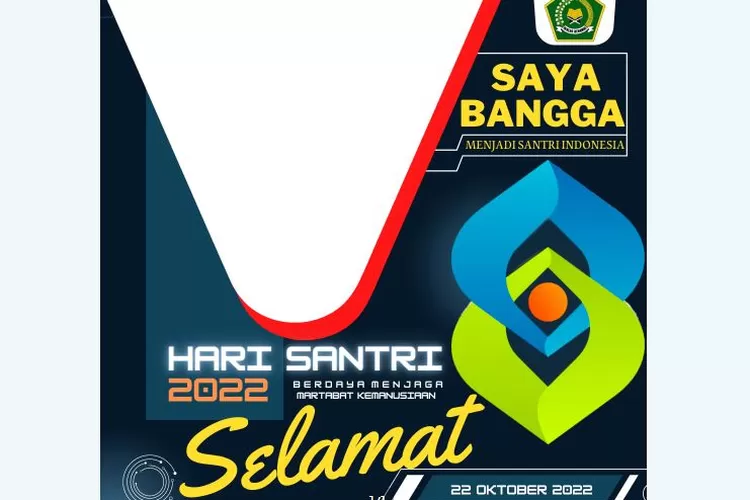 Link Twibbon Hari Santri Nasional Desain Simple Dan Elegan Tema