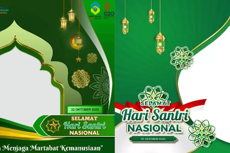 7 Link Twibbon Hari Santri Nasional 2022, Bingkai Fotomu Untuk Posting ...