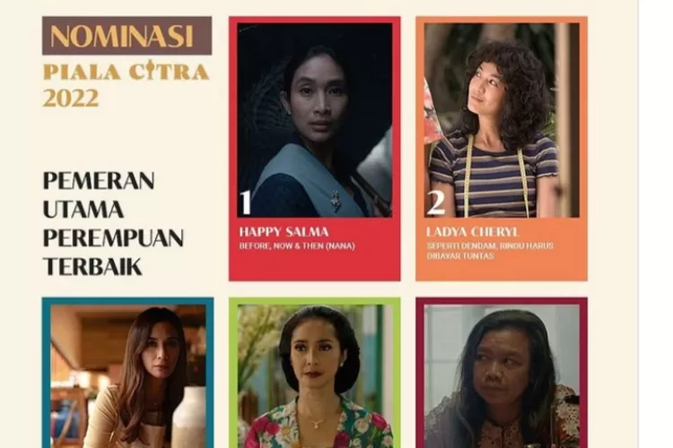 Potret 5 Aktris Indonesia Nominasi Pemeran Utama Perempuan Terbaik Ffi 2022 Salah Satunya 