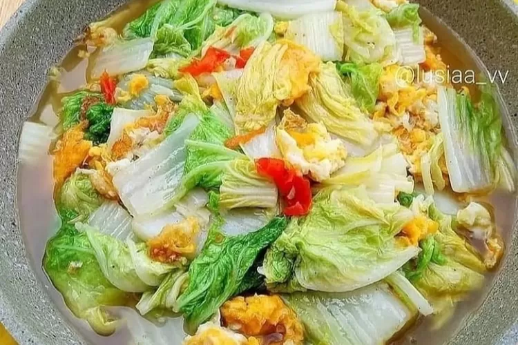 Ide Menu Makan Malam Sehat Resep Sayur Cah Sawi Putih Dan Telur Arah