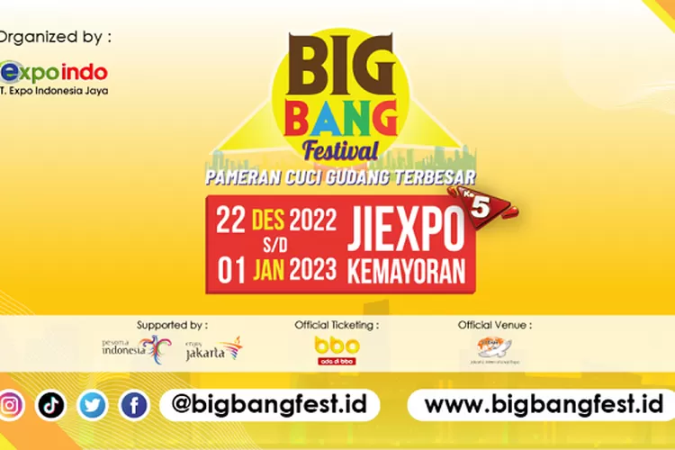 Simak Jadwal Big Bang Festival 2022 Dan Bintang Tamunya - Harian Terbit