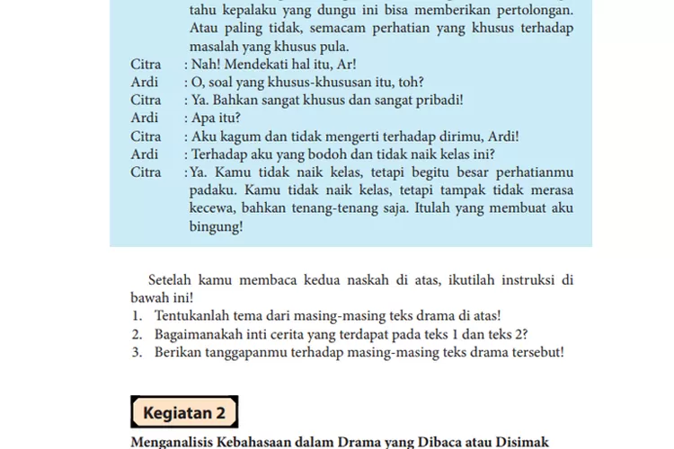 Kunci Jawaban Bahasa Indonesia Kelas 11 Halaman 263 Tugas Menganalisis ...