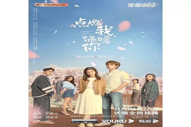 Sinopsis Drama China Lighter and Princess Tayang 3 November 2022 Dibintangi Chen Fei Yu dan Zhang Jin Yi Genre Romance (www.instagram.com/@youkuooficial)